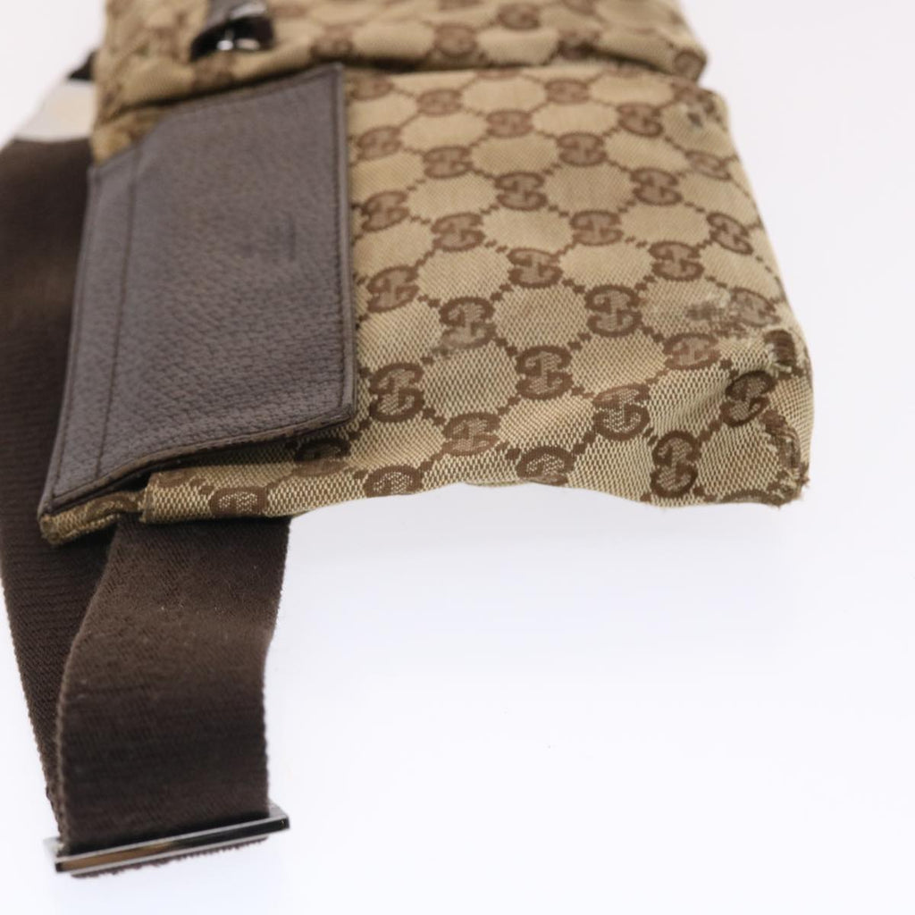 GUCCI GG Canvas Waist bag Beige 28566 49488
