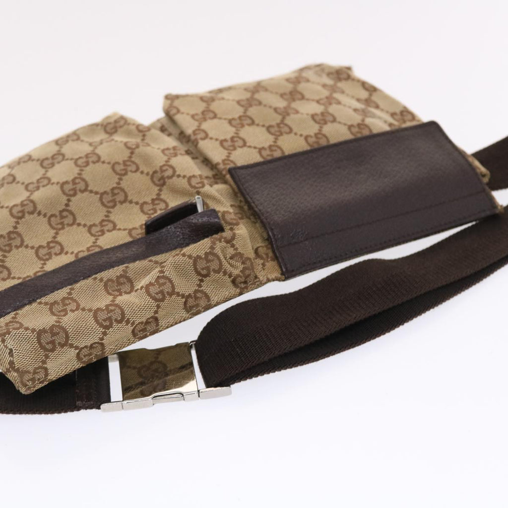 GUCCI GG Canvas Waist bag Beige 28566 49488