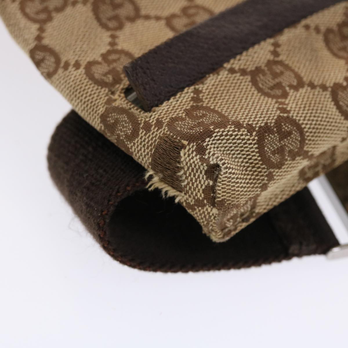 GUCCI GG Canvas Waist bag Beige 28566 49488