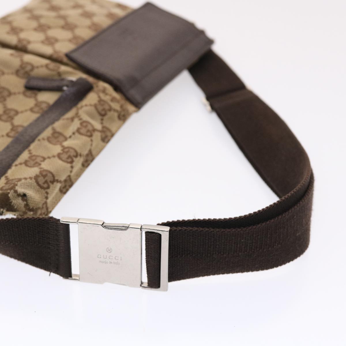 GUCCI GG Canvas Waist bag Beige 28566 49488