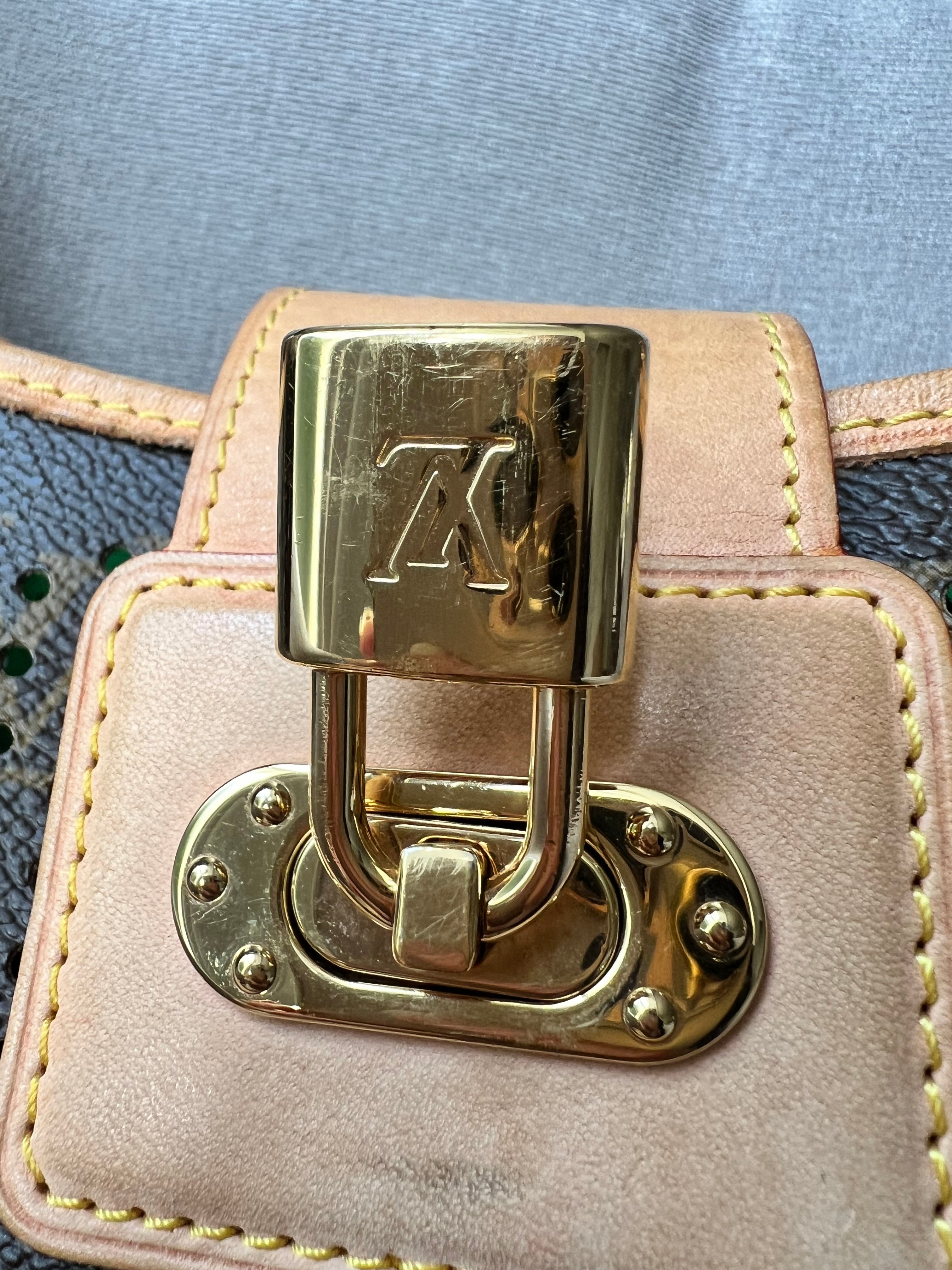 Louis Vuitton Perforated Monogram Green Musette Bag
