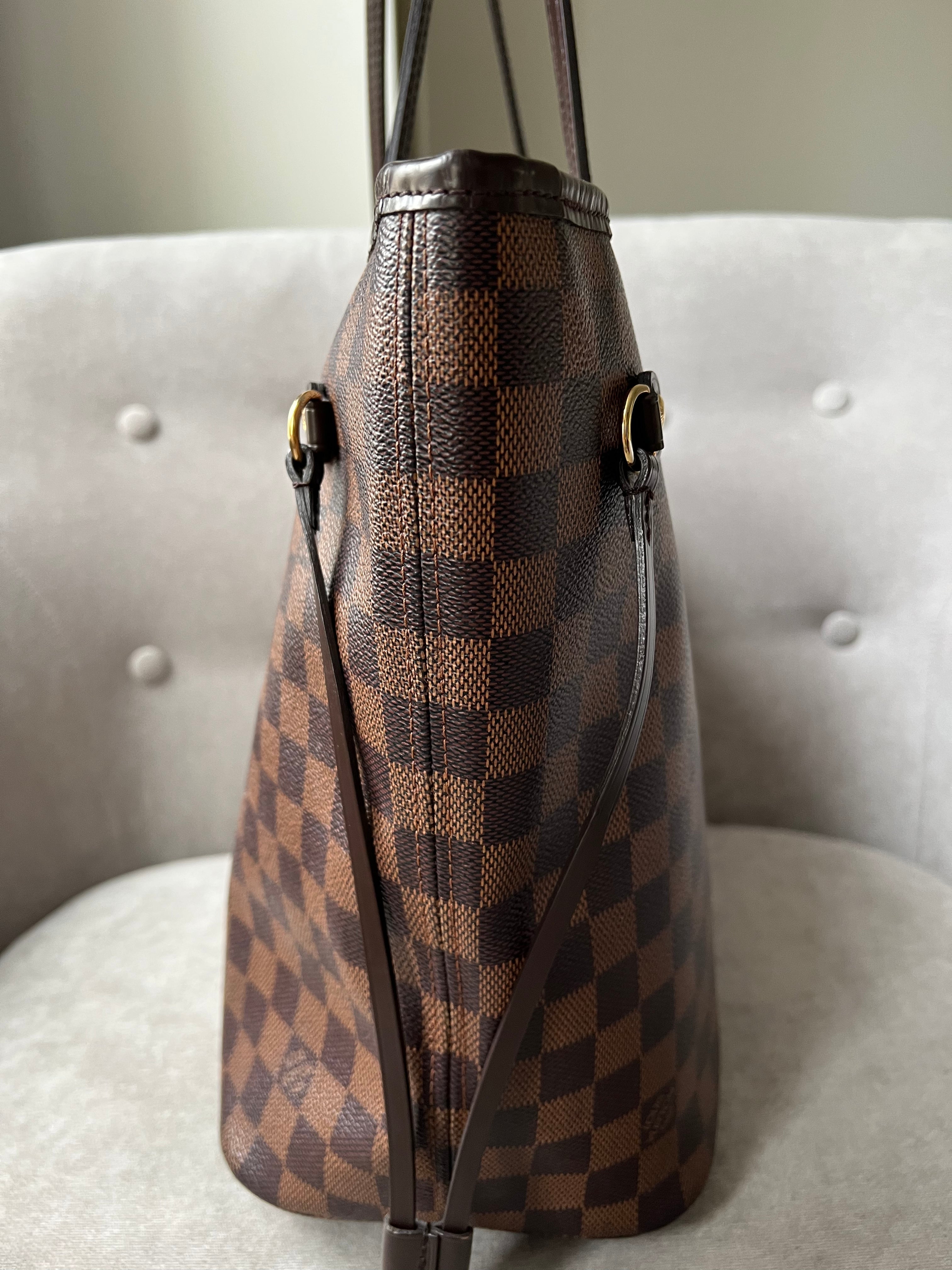 Louis Vuitton Neverfull MM Damier Ebene Cherry Interior (RRP £1,410)