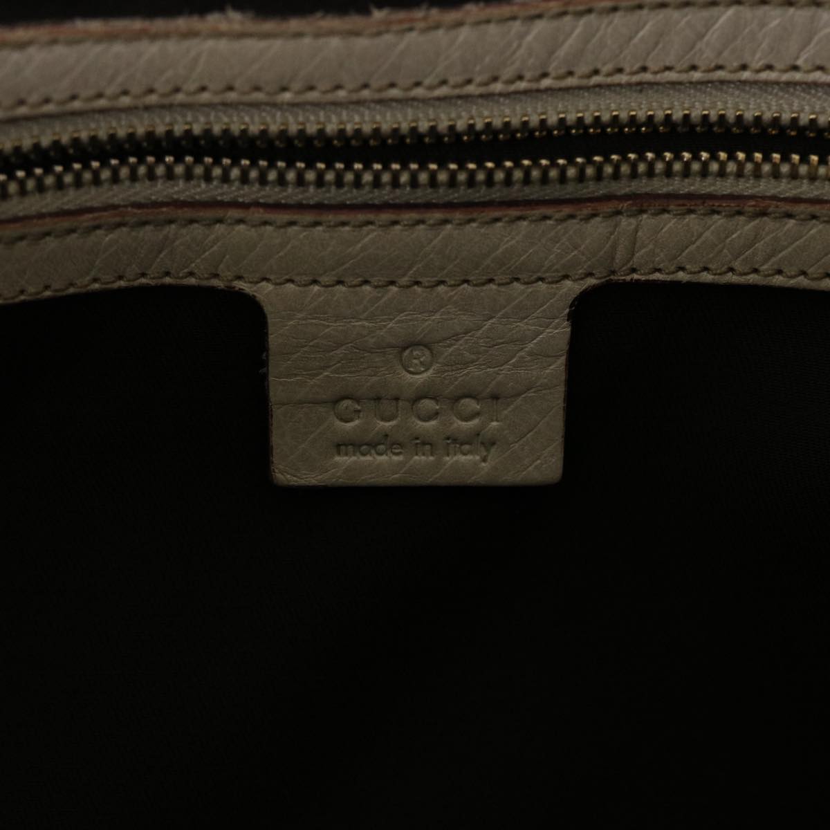 GUCCI GG Canvas Sherry Line Shoulder Bag Beige White 137385 49887
