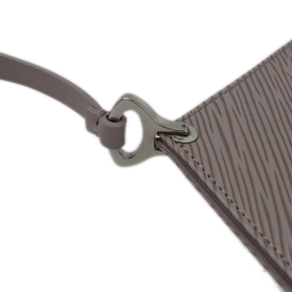 Louis Vuitton Purple Epi Pochette Demi-lune Handbag M5262B