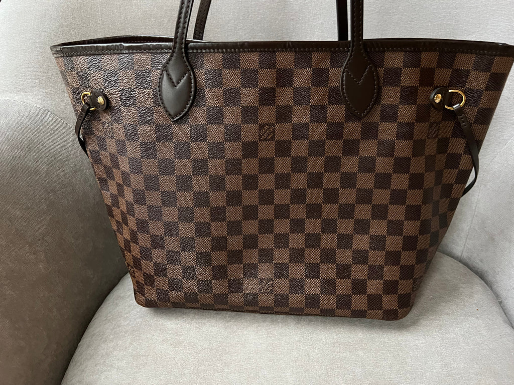 Louis Vuitton Neverfull MM Damier Ebene Cherry Interior (RRP £1,410)
