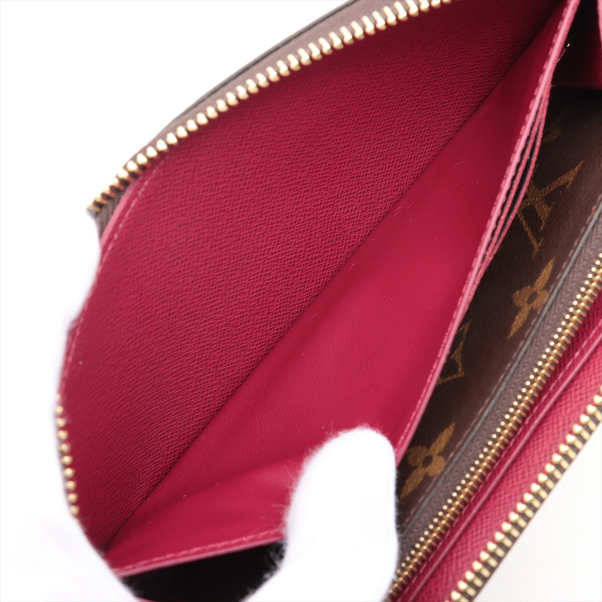Louis Vuitton Monogram Portefolio Cremans M60742 Fuschia