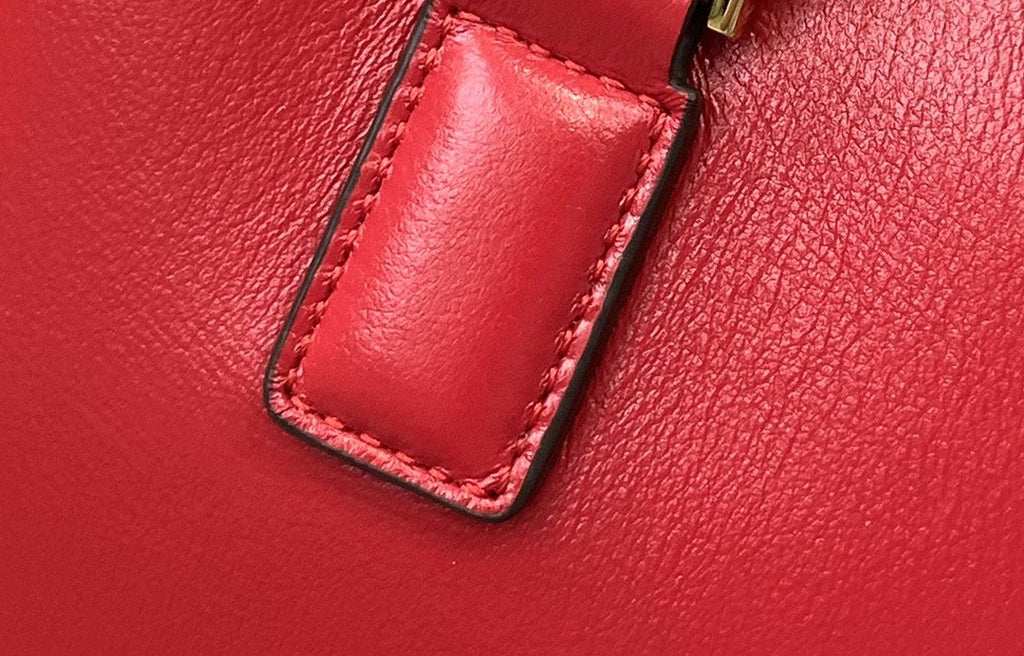 FI MeGLAMIum FF Tote Shoulder Red Bag For Woman 38cm/15in