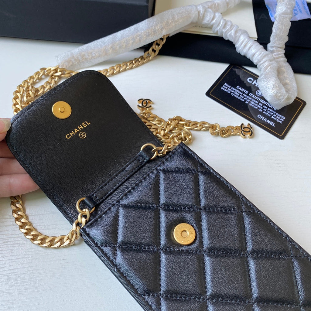 CHLPhone Holder Black Bag For Women 15cm/6in