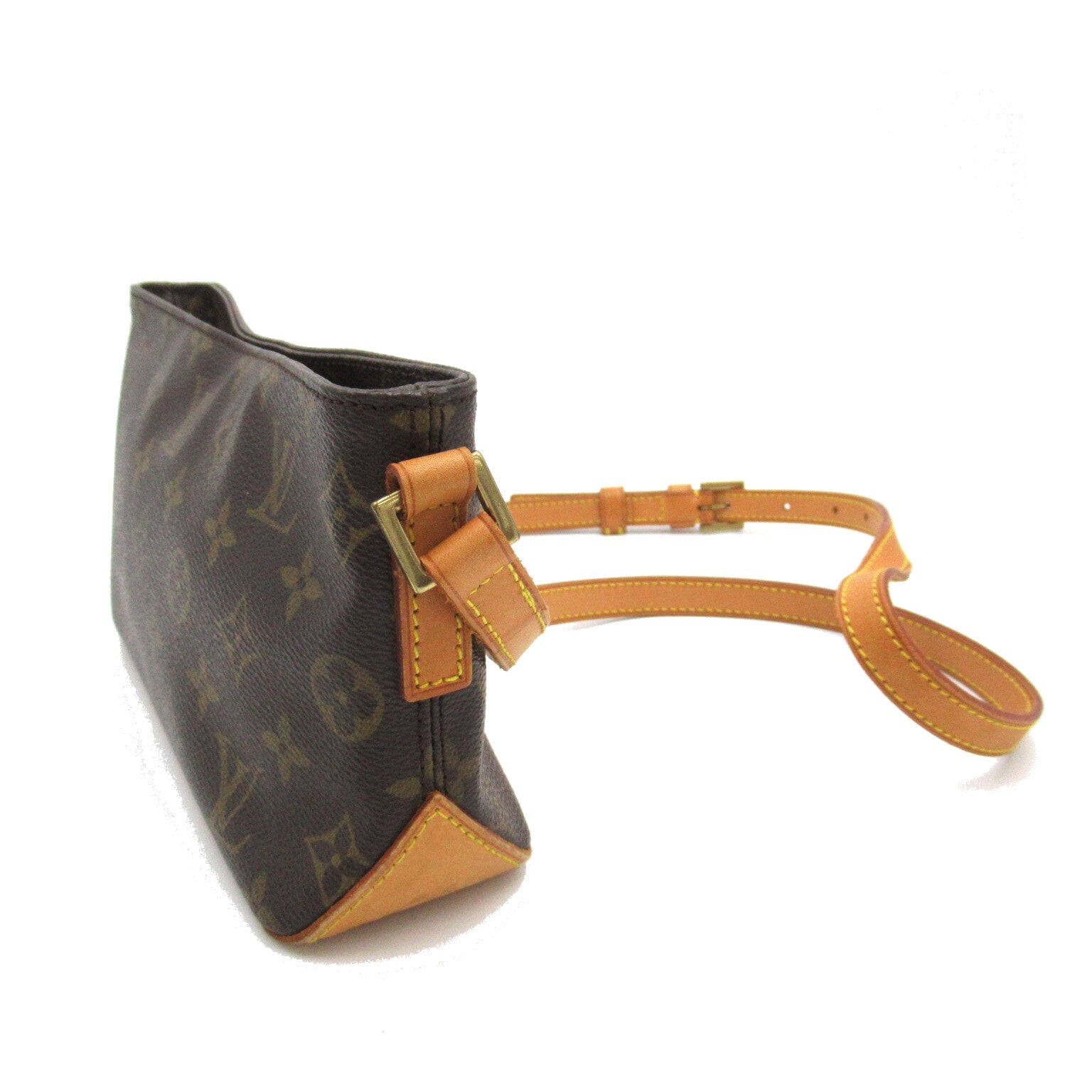 Louis Vuitton Louis Vuitton Trolley Shoulder Bag PVC Coated Canvas Monogram  Brown M51240