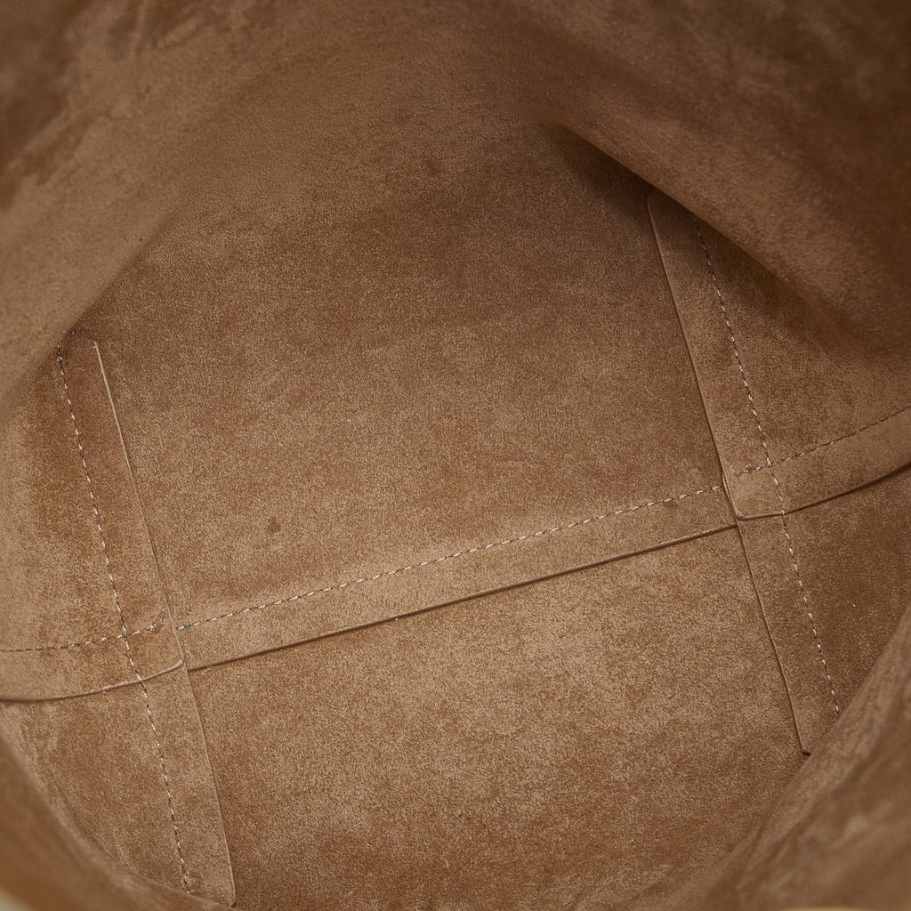 Beige The Row Small N/S Park Suede Tote
