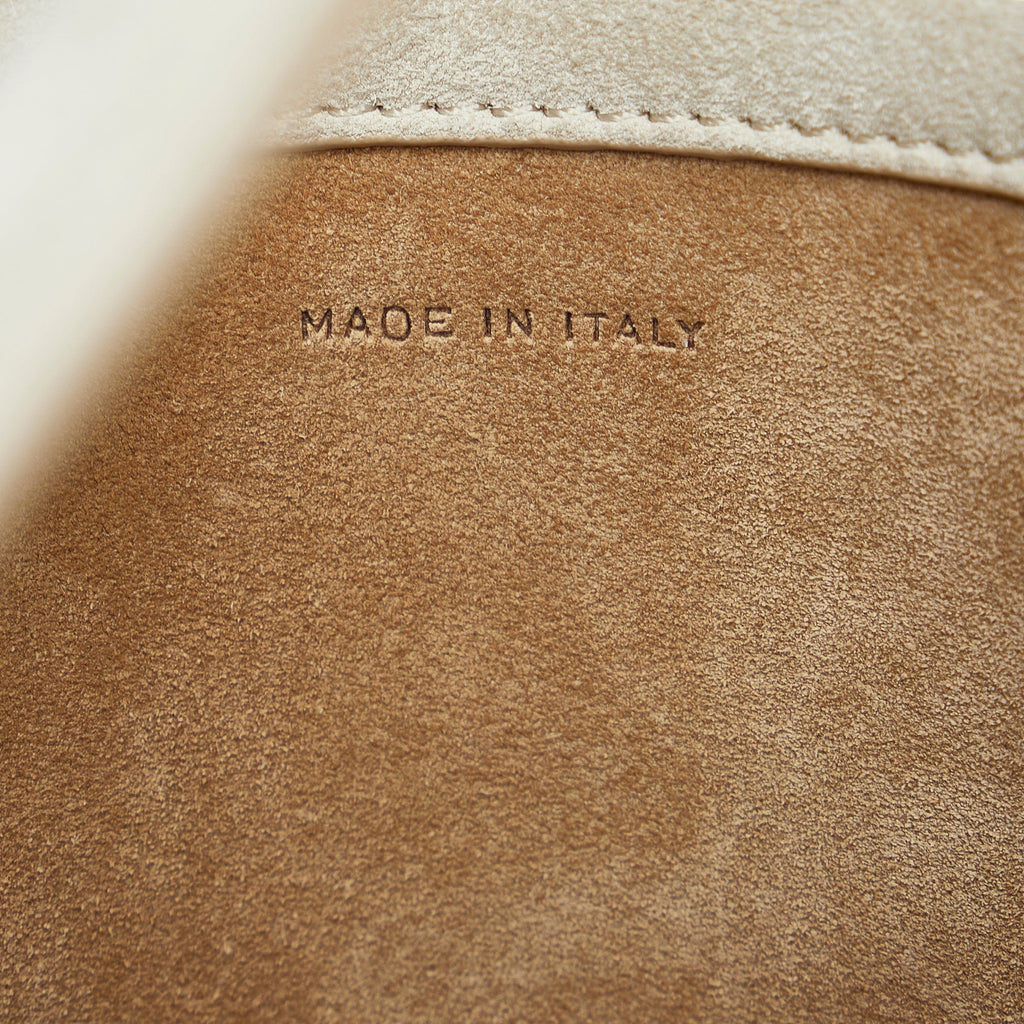 Beige The Row Small N/S Park Suede Tote