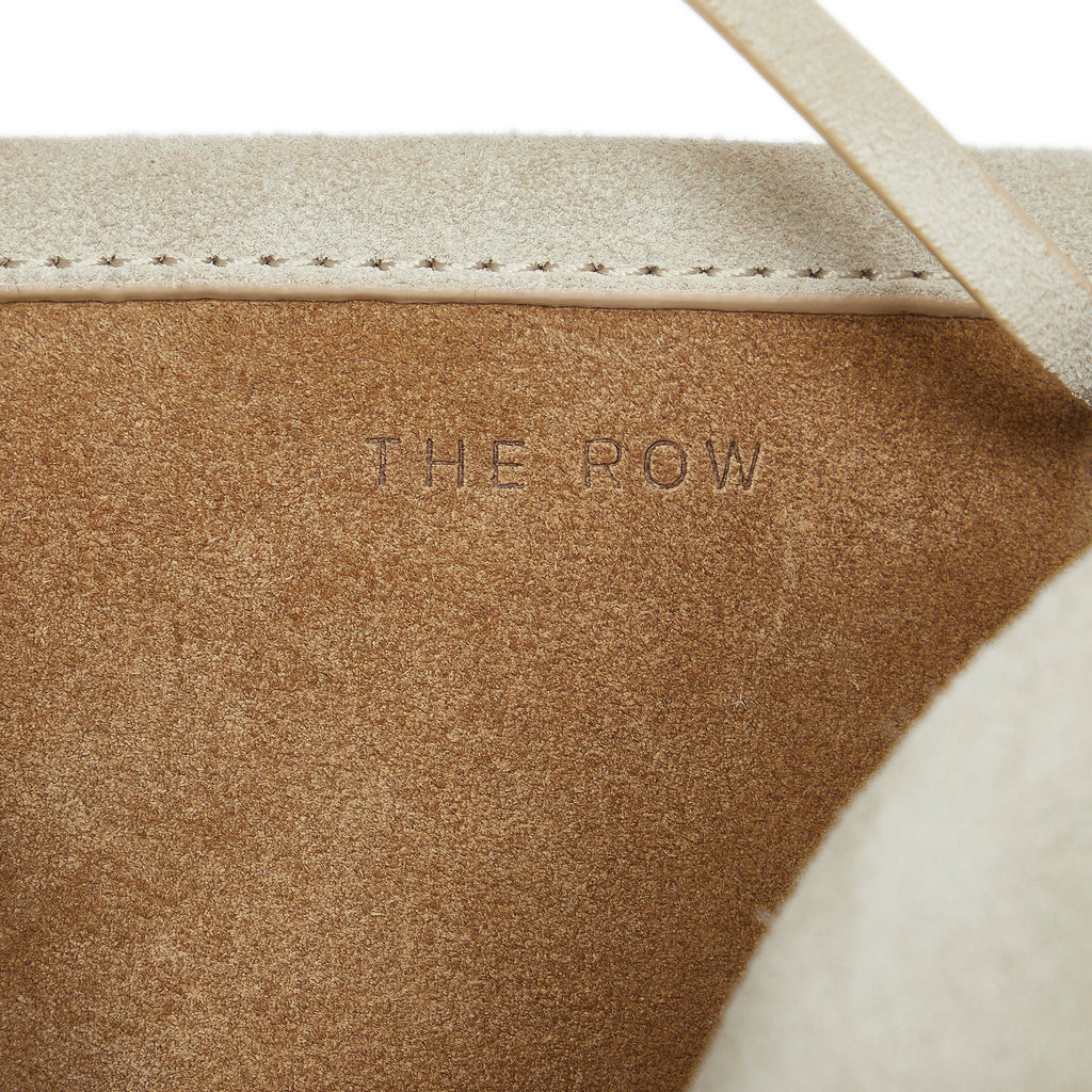 Beige The Row Small N/S Park Suede Tote