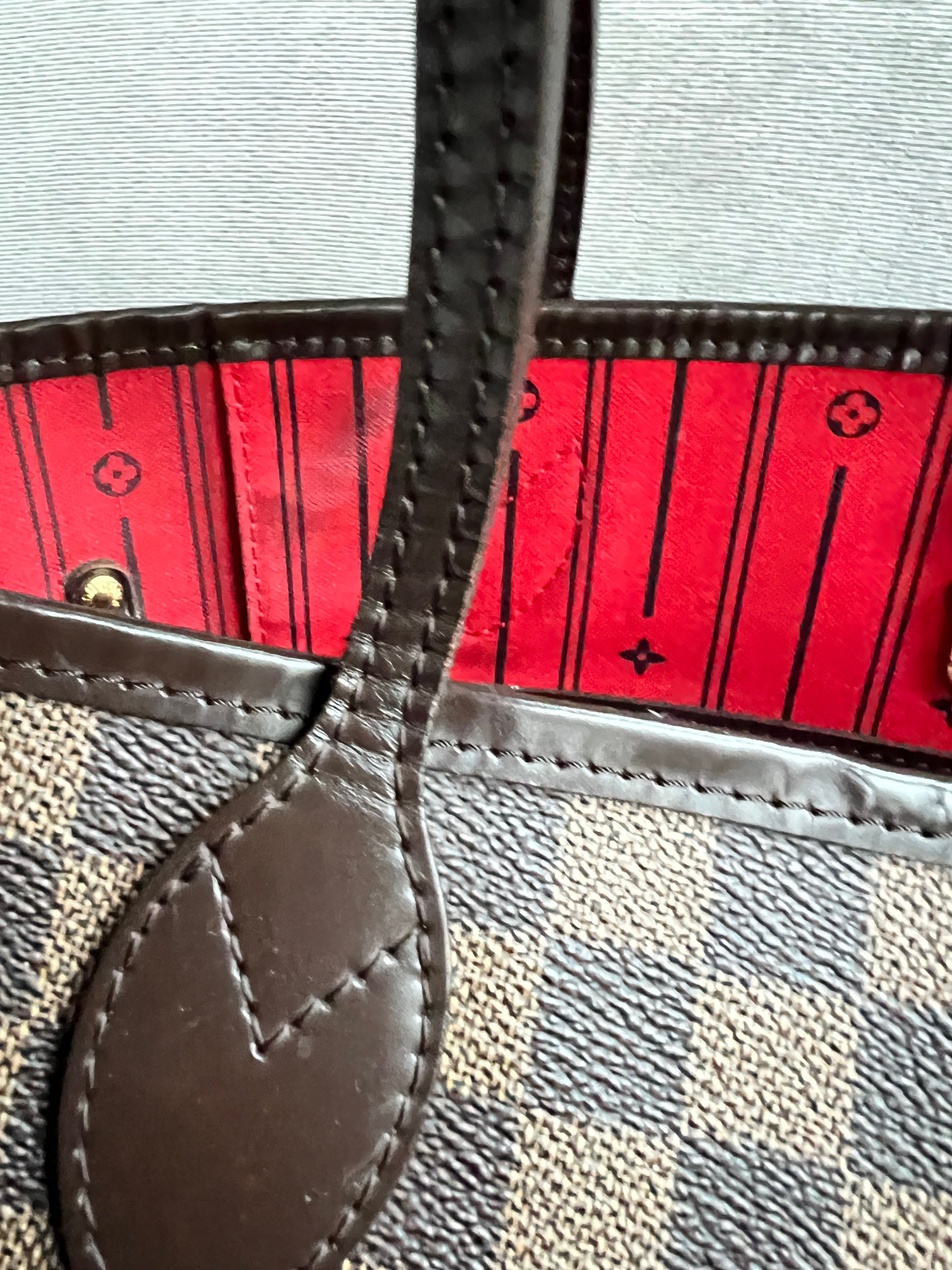 Louis Vuitton Neverfull MM Damier Ebene Cherry Interior (RRP £1410)