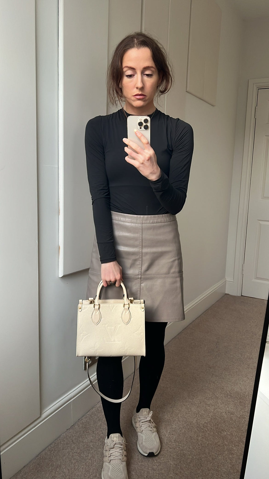 Louis Vuitton On the Go Crème PM Empreinte (RRP £2,380)