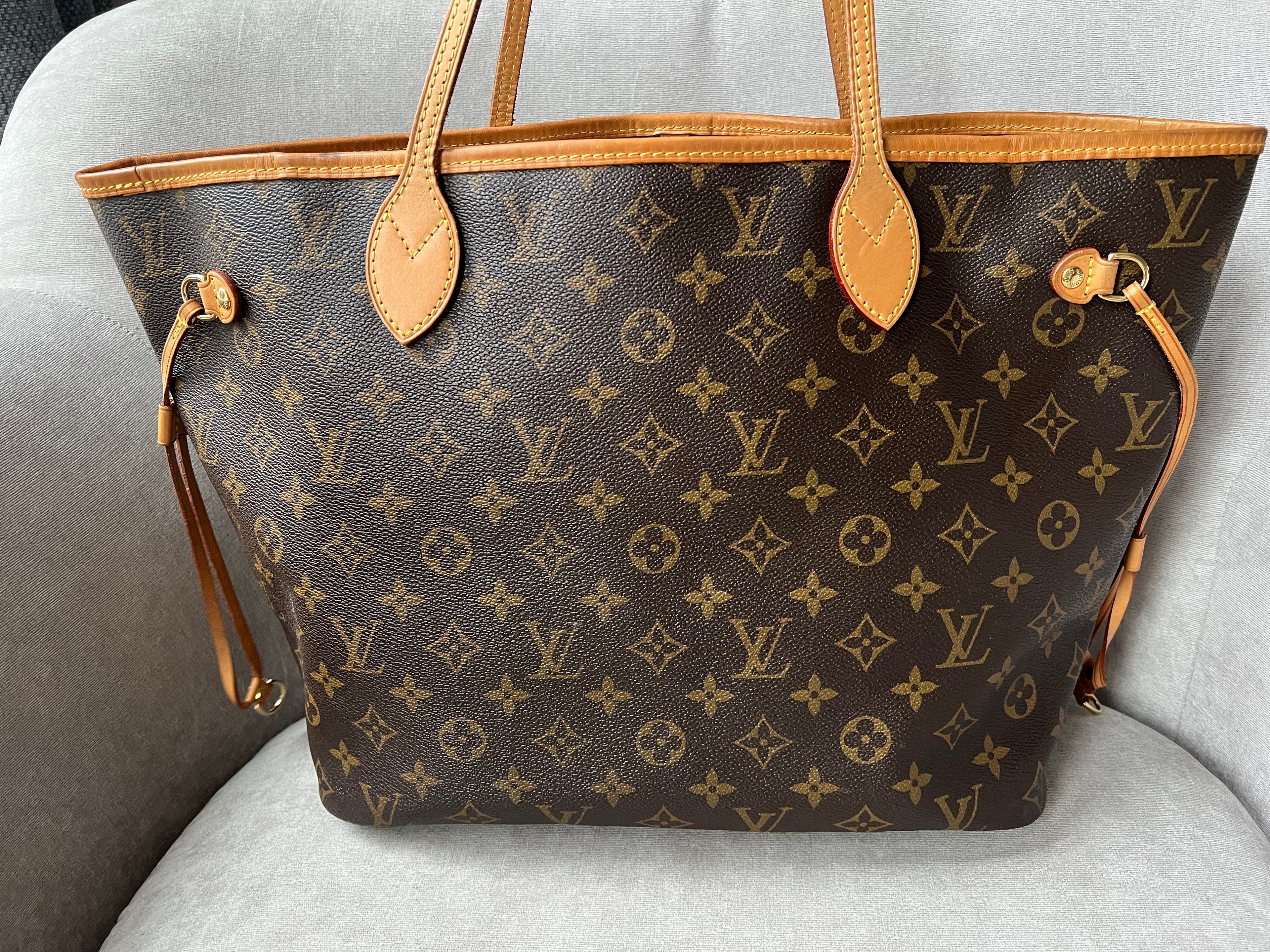 Louis Vuitton Neverfull MM Monogram Beige (RRP £1,410)