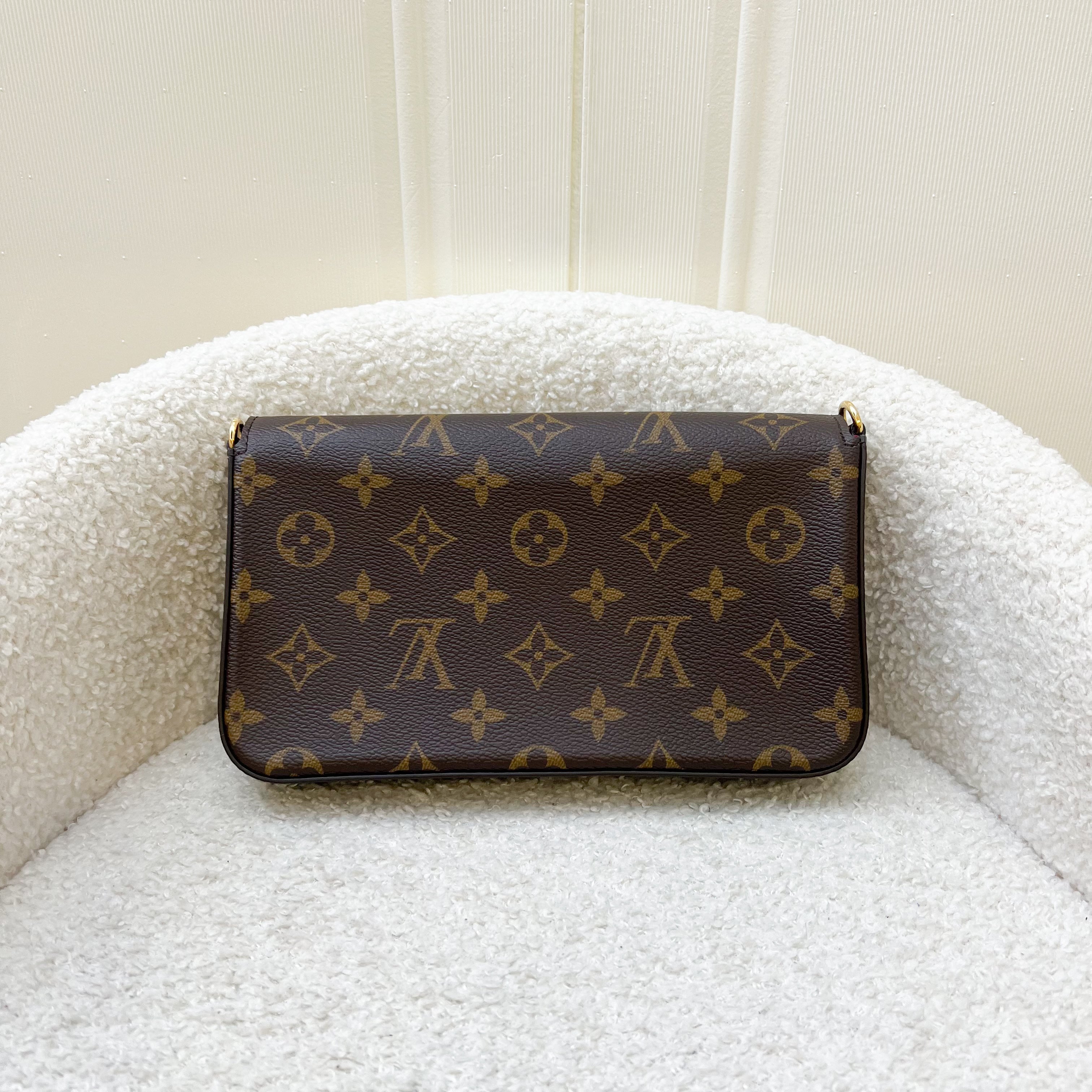 LV Felicie Pochette in Monogram Canvas and GHW
