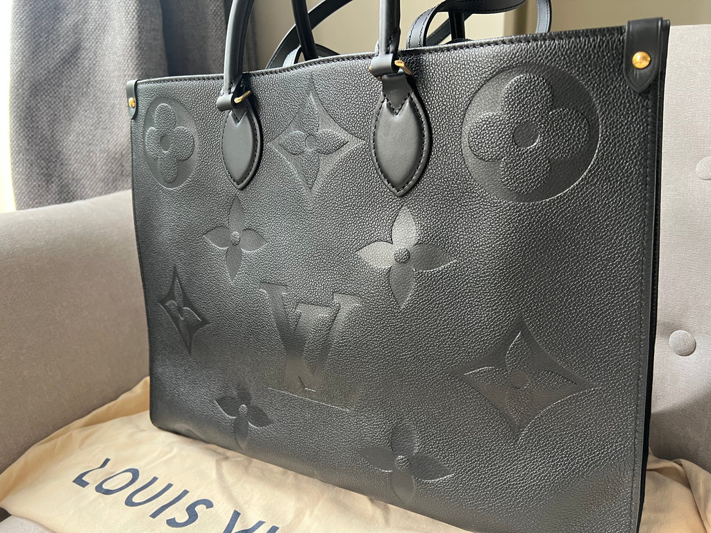 Louis Vuitton On the Go GM Black Empreinte (RRP £2,570)