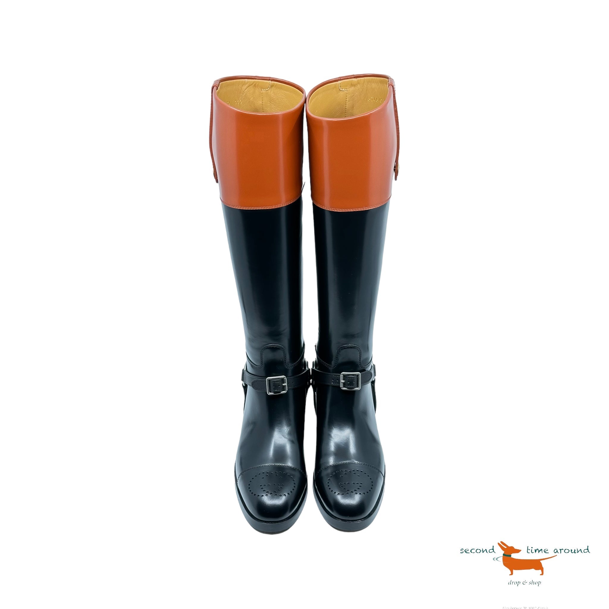 Gucci Horsebit knee-high boots