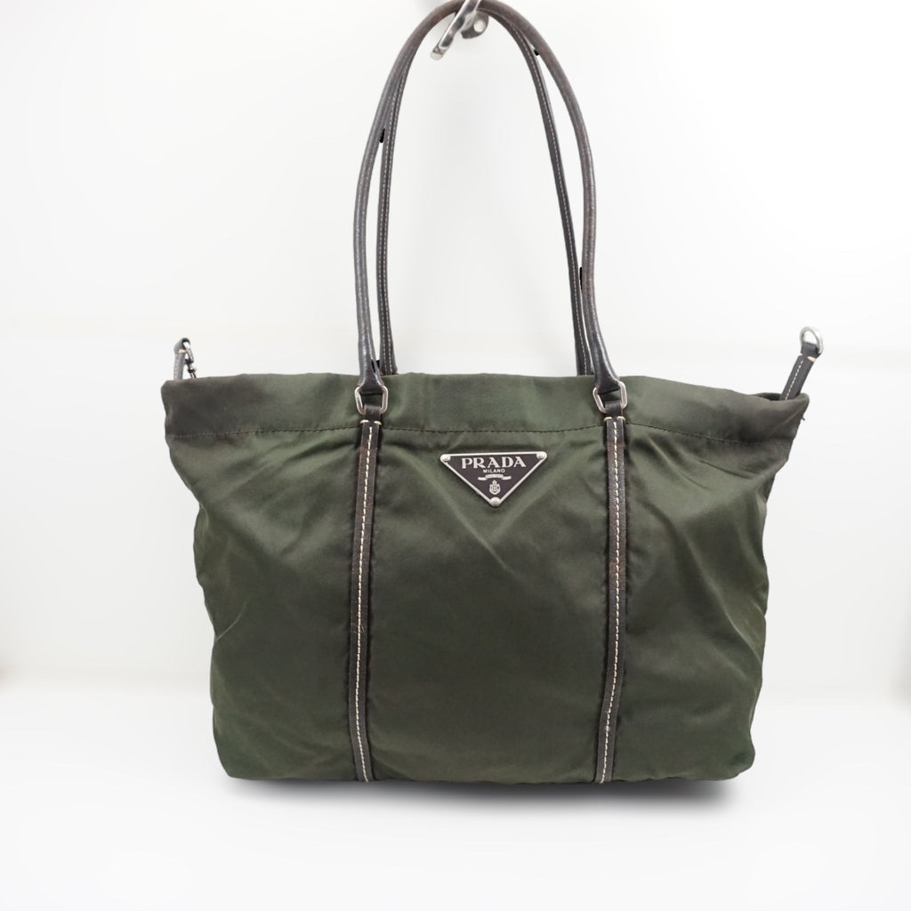 Prada ArmygrÃƒÆ’Ã‚Â¸n Skuldertaske