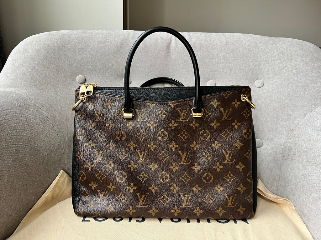 Louis Vuitton Pallas Tote in Monogram and Black (RRP £1960)