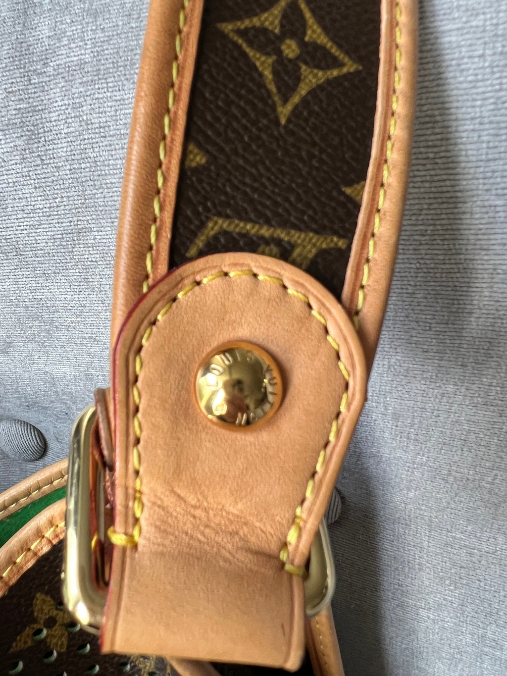 Louis Vuitton Perforated Monogram Green Musette Bag