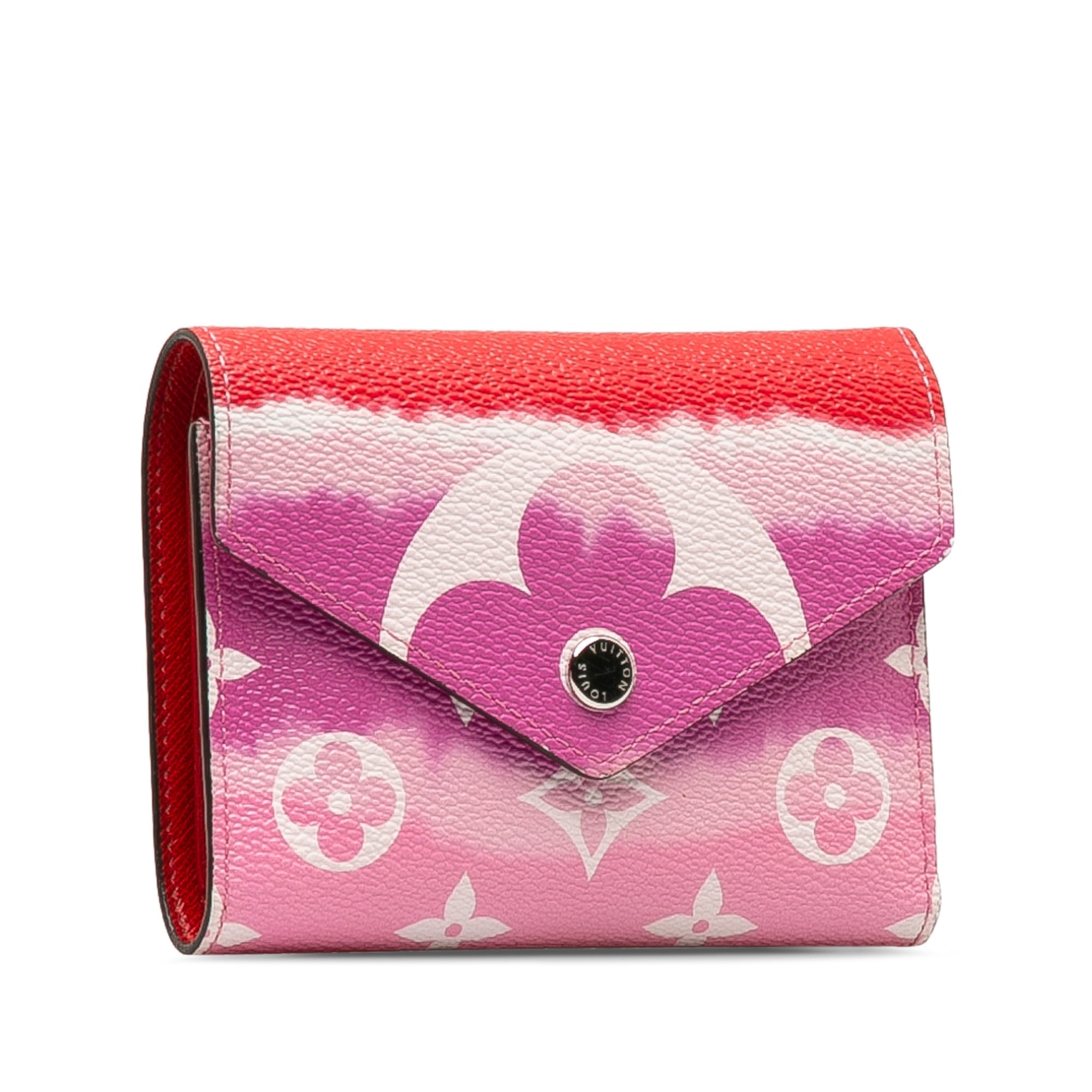 Pink Louis Vuitton Monogram Giant Escale Victorine Small Wallets