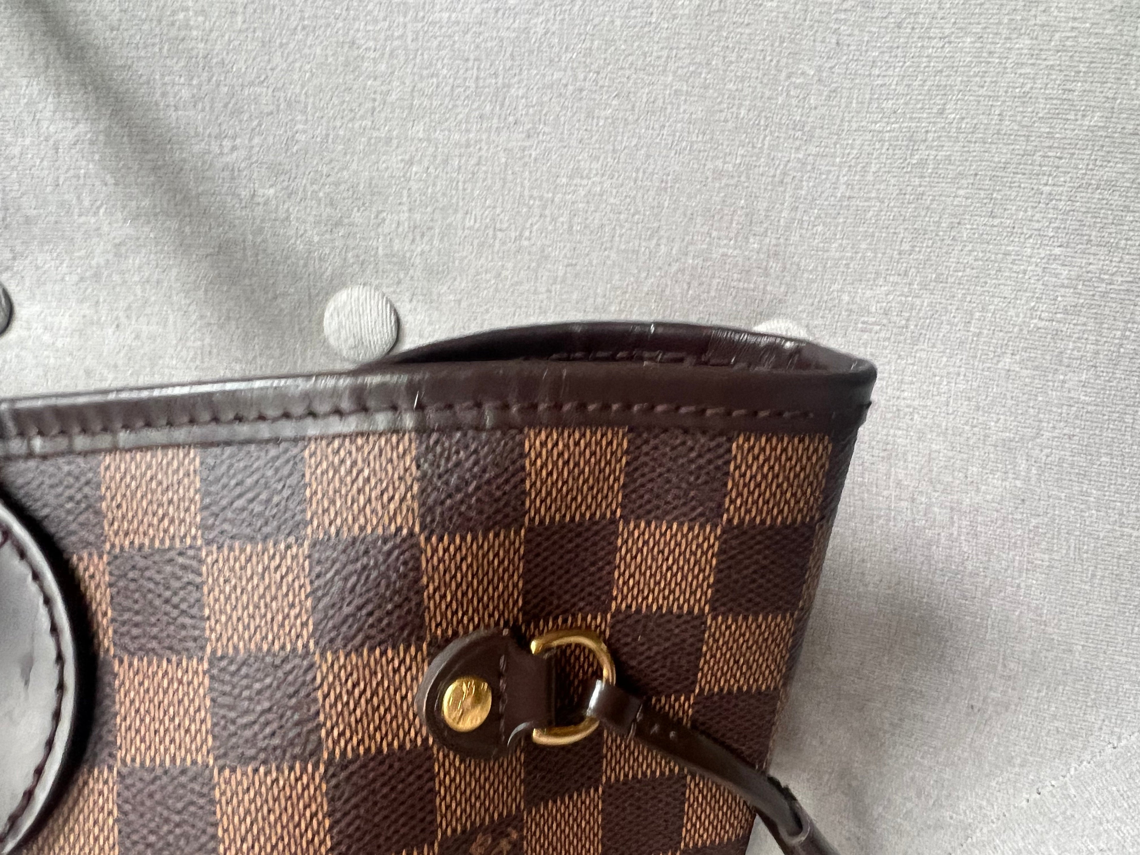 Louis Vuitton Neverfull MM Damier Ebene Cherry Interior (RRP £1,410)
