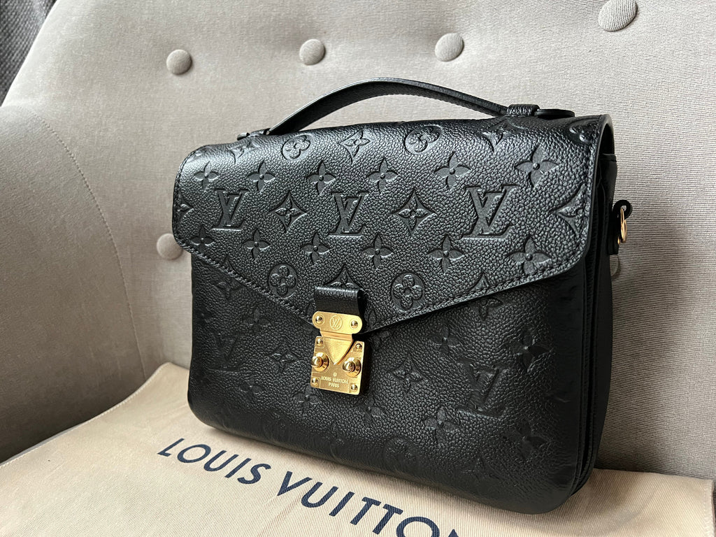Louis Vuitton Pochette Metis Black Empreinte (RRP £2,110)