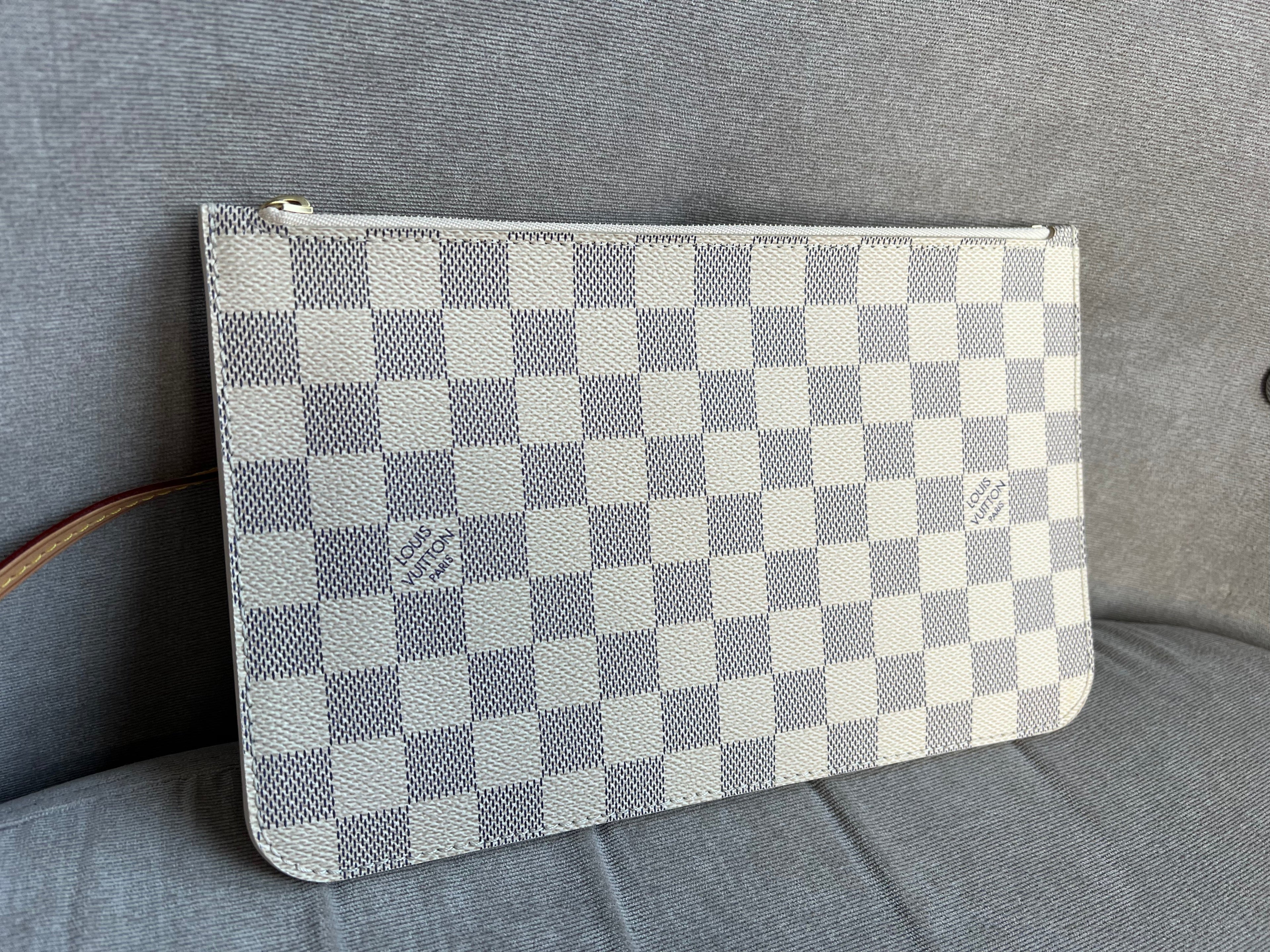 Louis Vuitton Pouch (from Neverfull MM) in Damier Azur