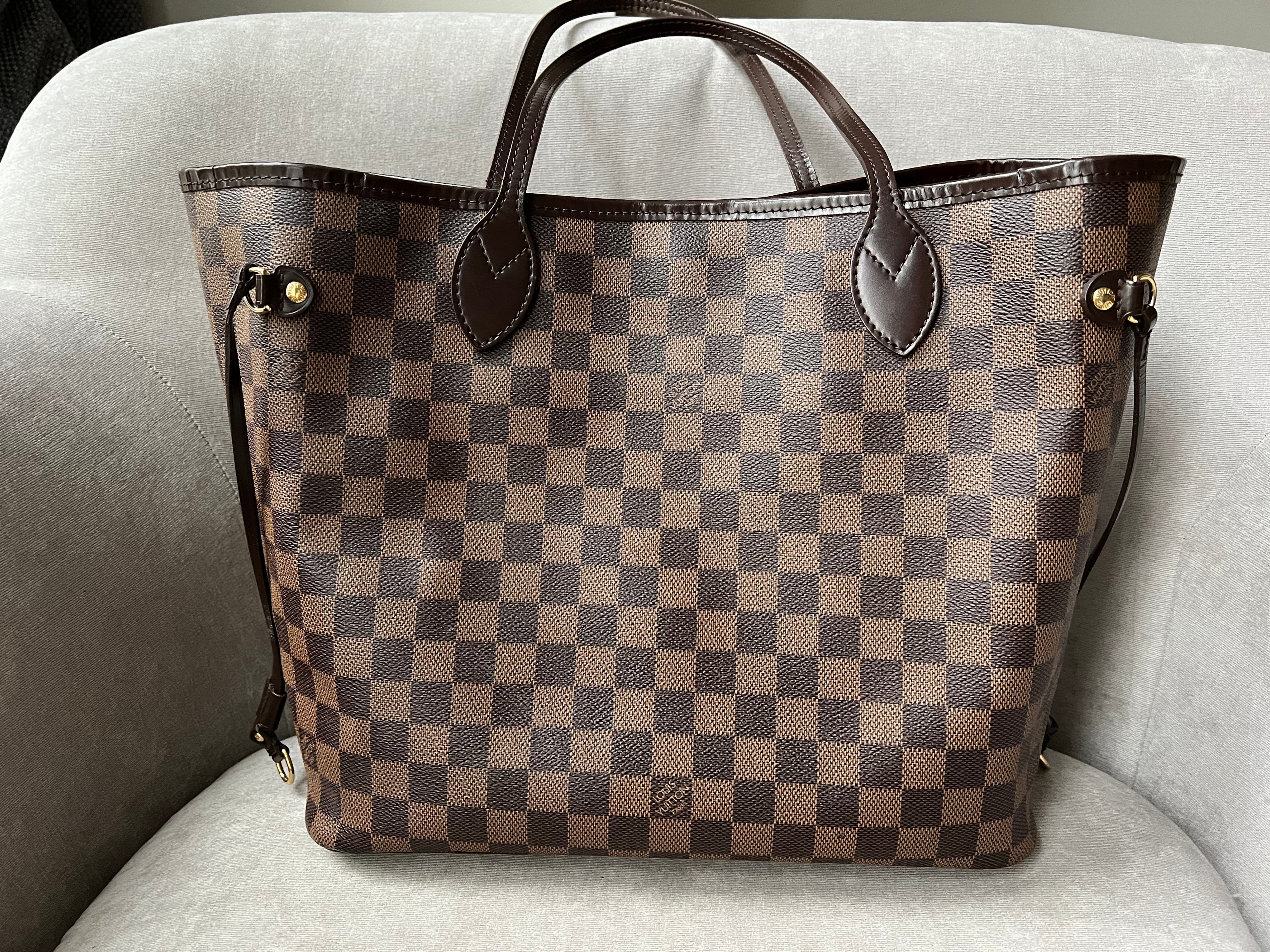 Louis Vuitton Neverfull MM Damier Ebene Cherry Interior (RRP £1410)