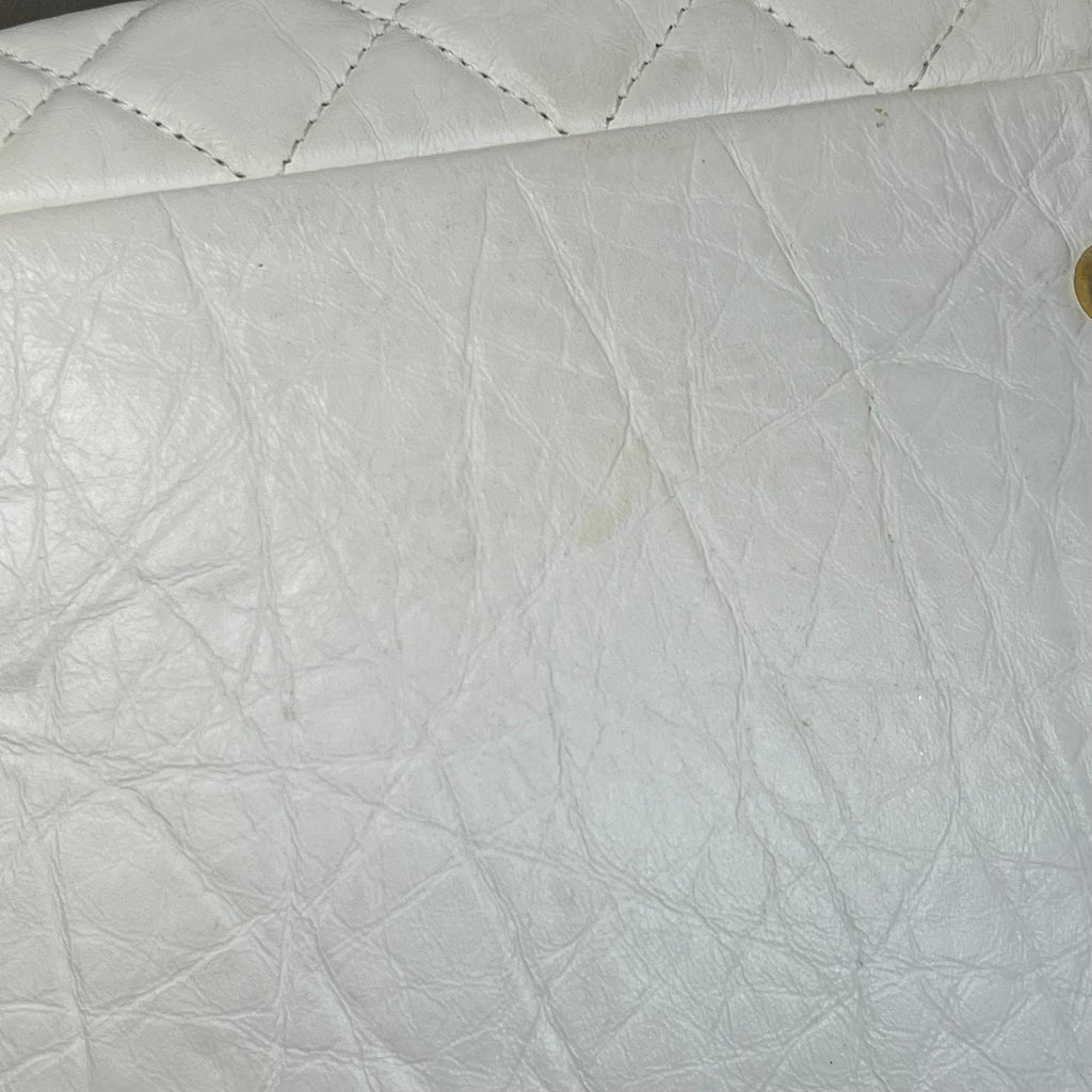 CHANEL Bowling Bag Quilted Aged Calfskin Satchel Bag