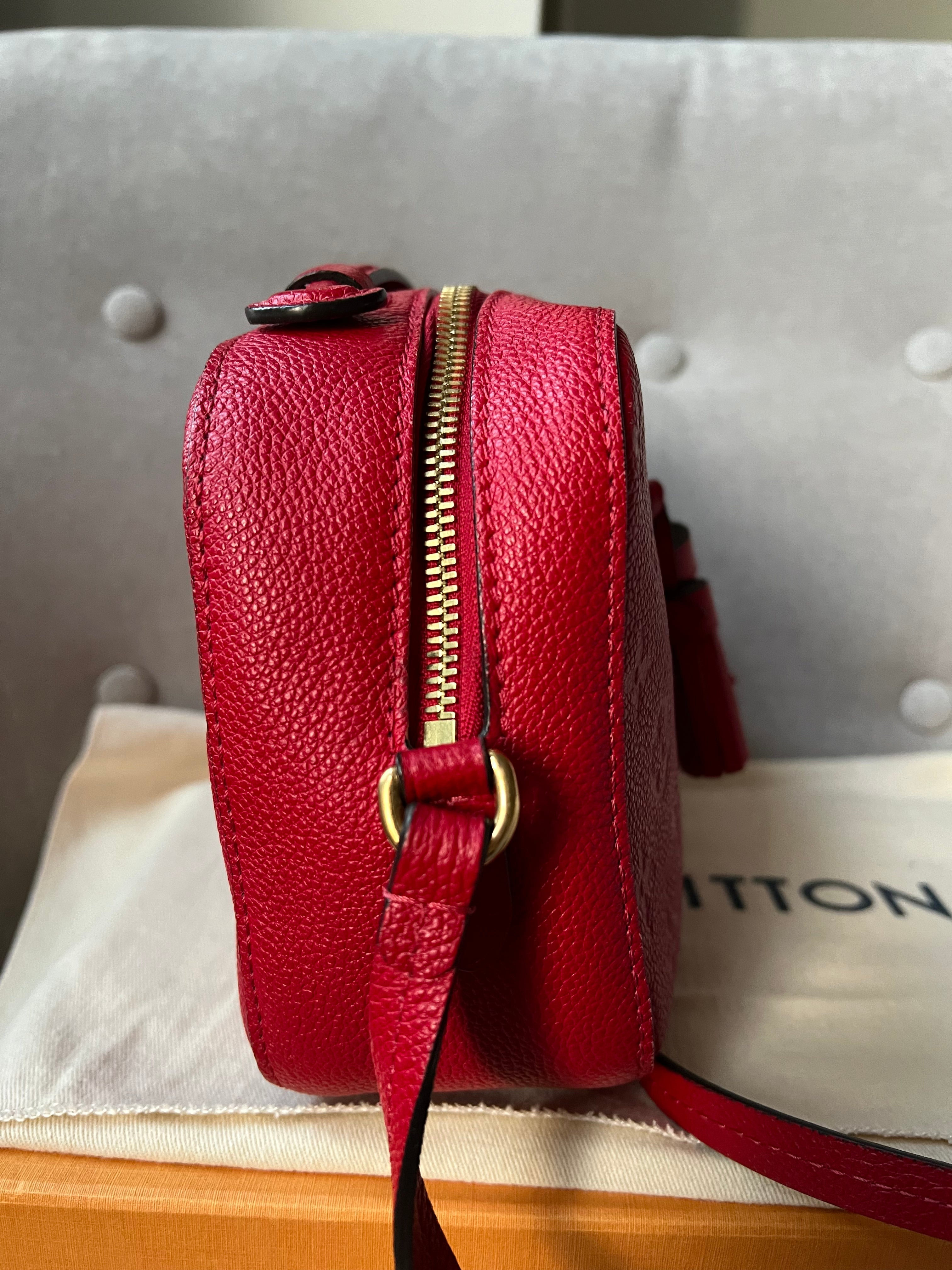 Louis Vuitton Saintonge Red Empreinte (RRP £1520)