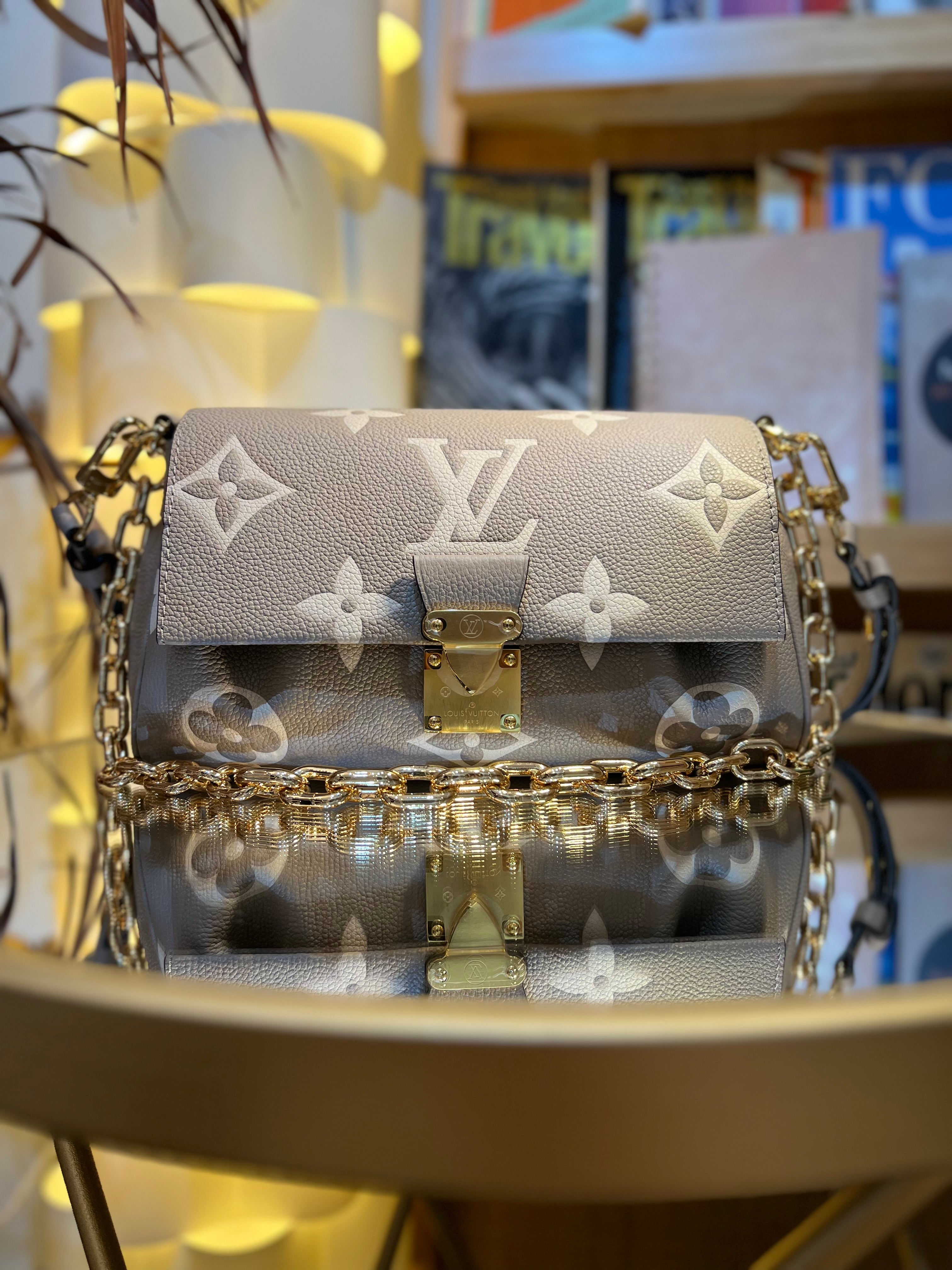 Louis Vuitton Favorite NM Handbag Bicolor Monogram Empreinte Giant