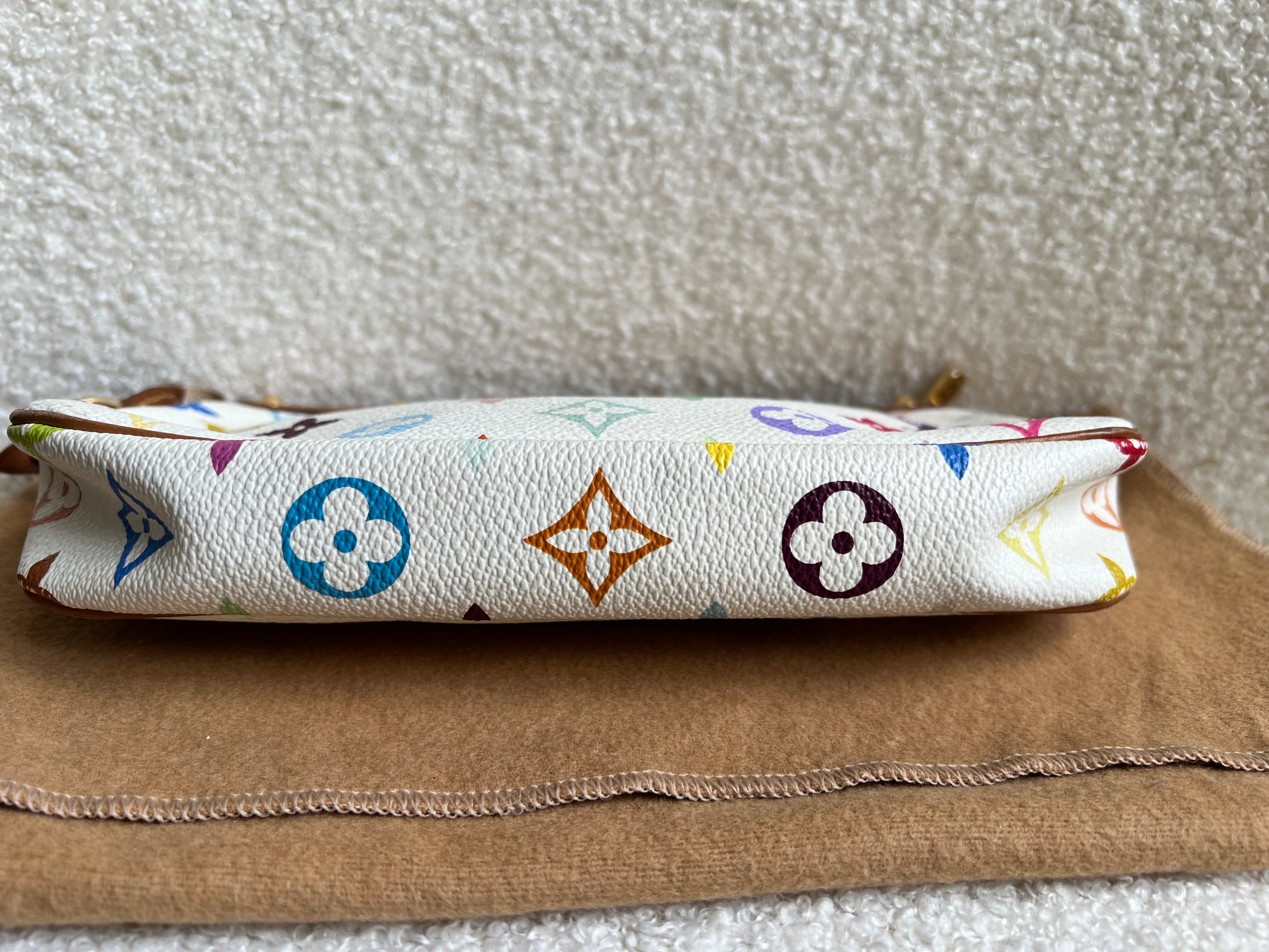 Louis Vuitton Pochette Accessoires White Multicolore