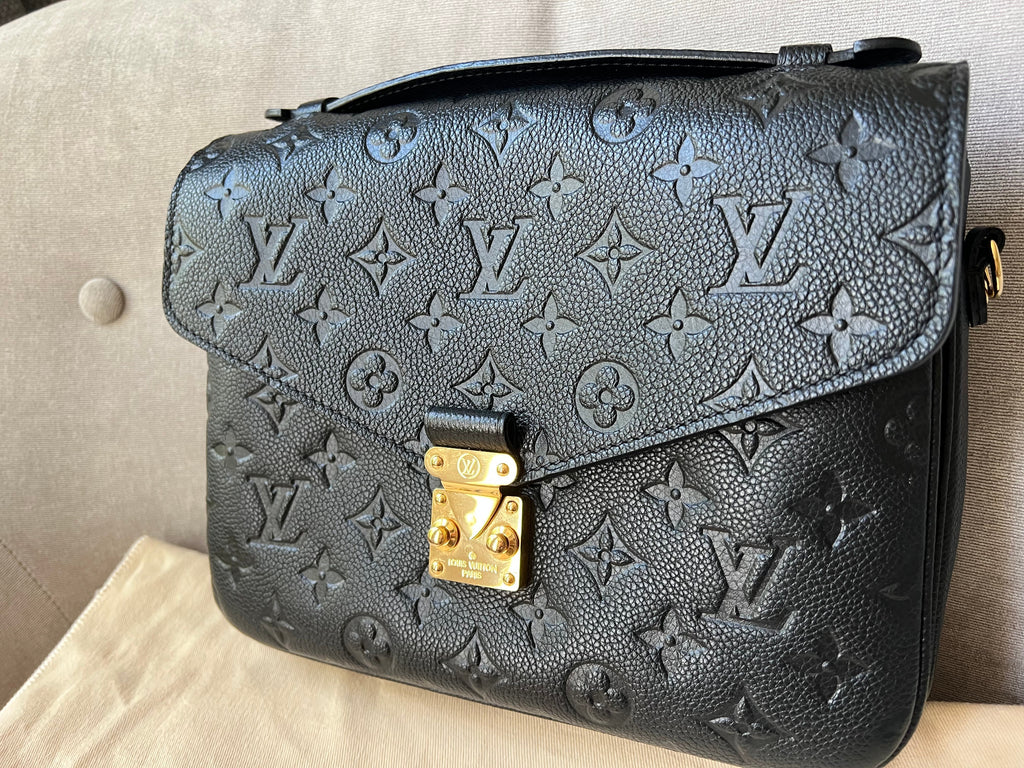 Louis Vuitton Pochette Metis Black Empreinte (RRP £2,110)