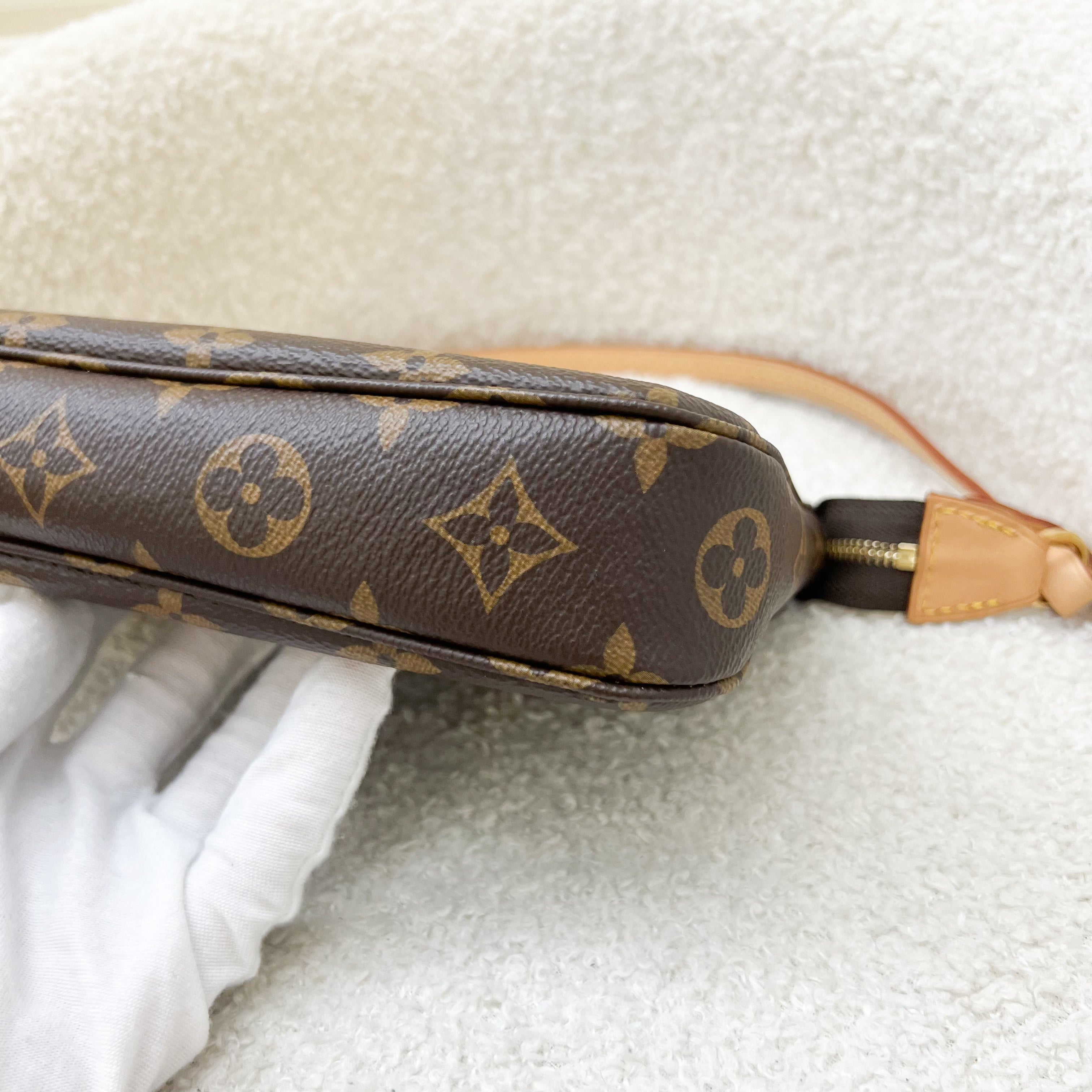LV Pochette Accessoires in Monogram Canvas and GHW