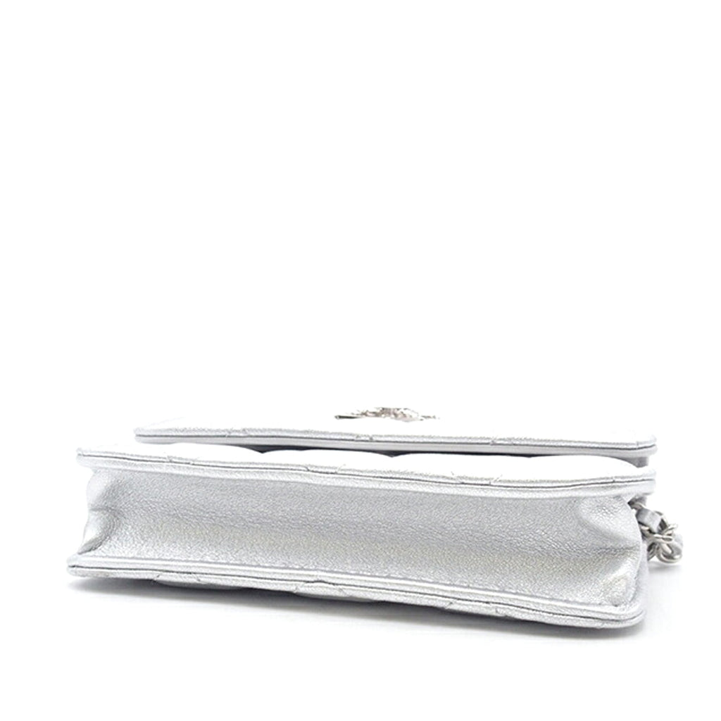 Chanel Metallic Lambskin Crystal Star Chain Belt Bag