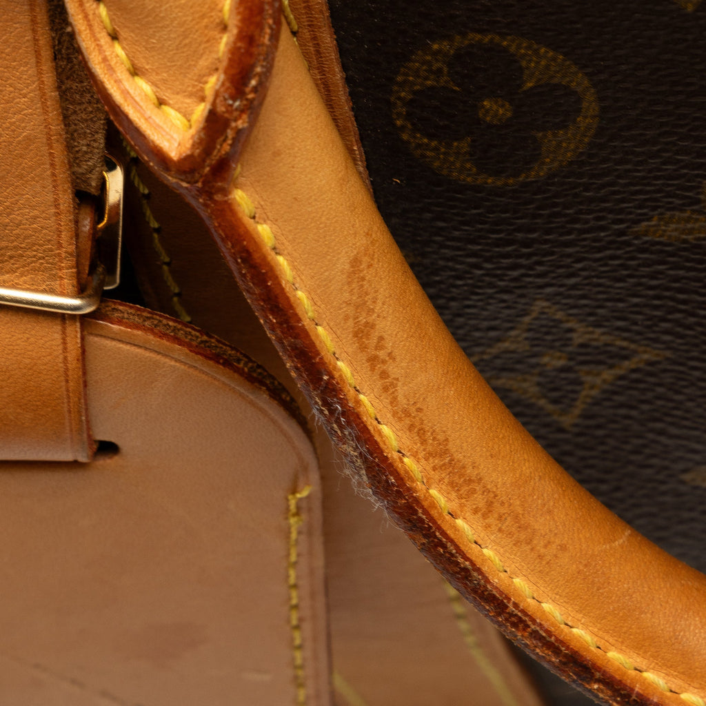 Brown Louis Vuitton Monogram Keepall Bandouliere 55 Travel Bag