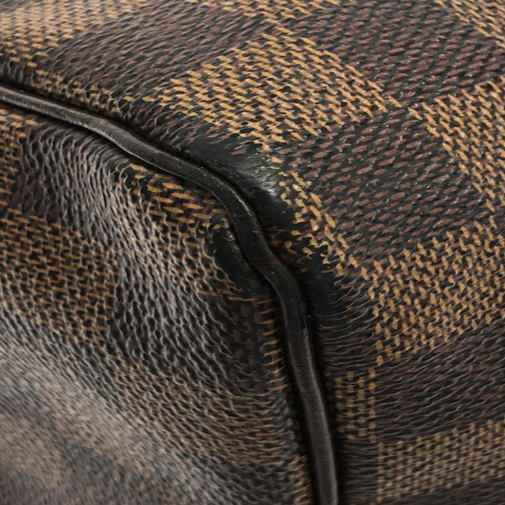 Brown Louis Vuitton Damier Ebene Speedy 25 Boston Bag