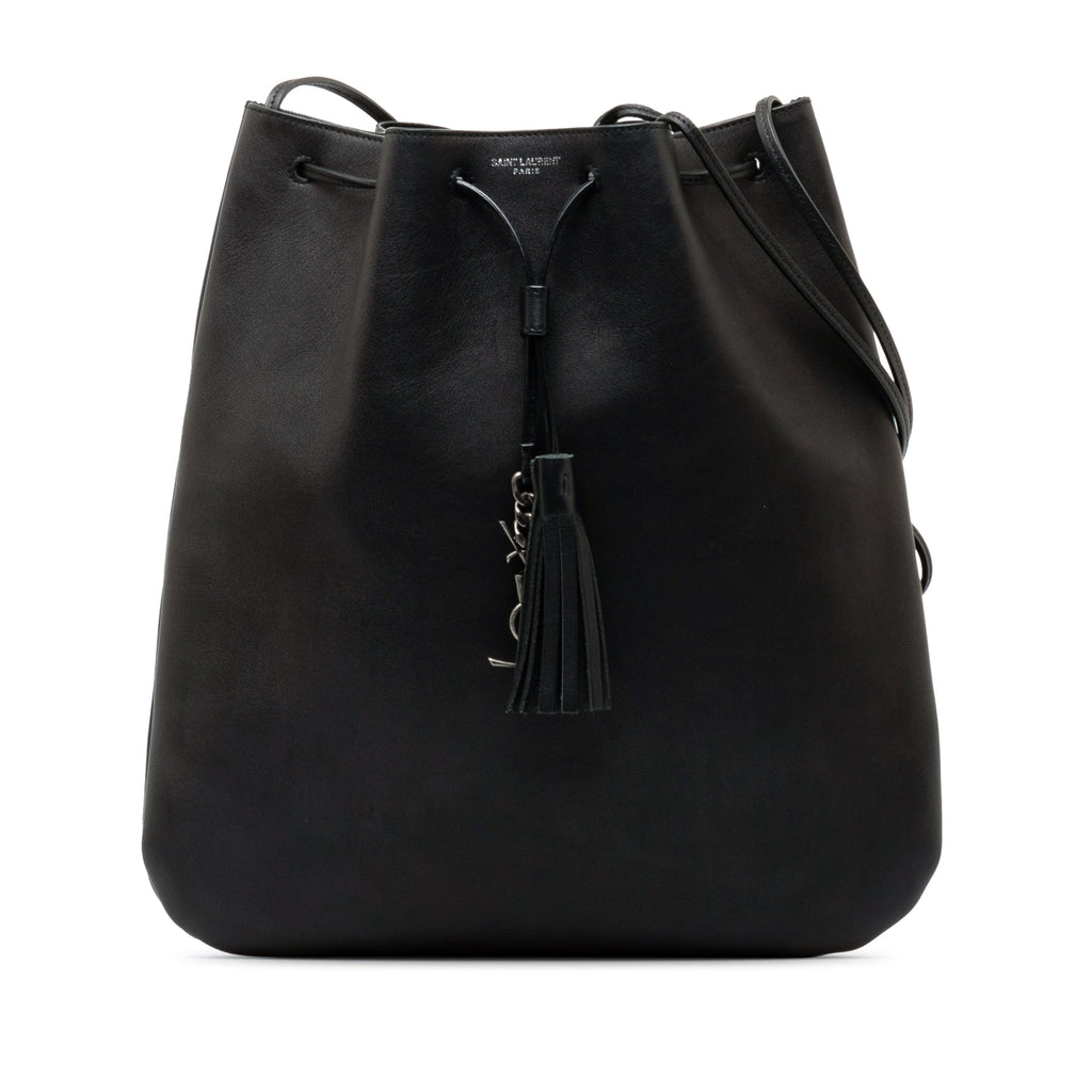 Yves Saint Laurent Jen Flat Medium Black