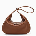 Valentino Garavani Small Go-Hobo Bag In Tobacco Leather Women