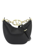 Valentino Garavani Mini Vlogo Moon Bag In Nappa Leather With Chain Women