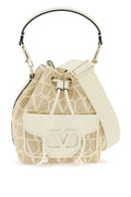 Valentino Garavani LocÃƒÆ’Ã‚Â² Iconographer Toile Bucket Bag Women