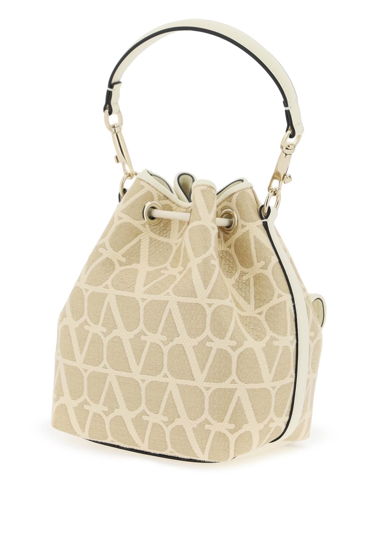 Valentino Garavani LocÃƒÆ’Ã‚Â² Iconographer Toile Bucket Bag Women