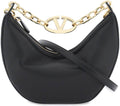 V LOGO GATE LEATHER TOP HANDLE BAG