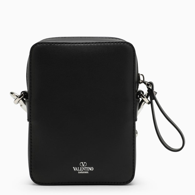 Valentino Garavani Mini Black Leather Shoulder Bag Men