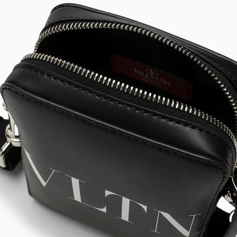 Valentino Garavani Mini Black Leather Shoulder Bag Men