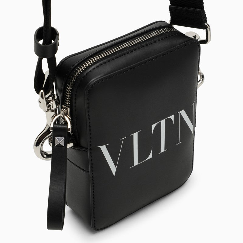 Valentino Garavani Mini Black Leather Shoulder Bag Men