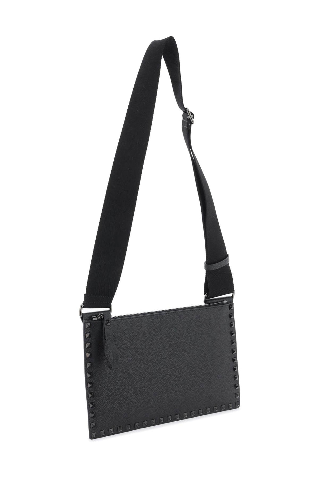 Valentino Garavani Rockstud Flat Crossbody Bag Men