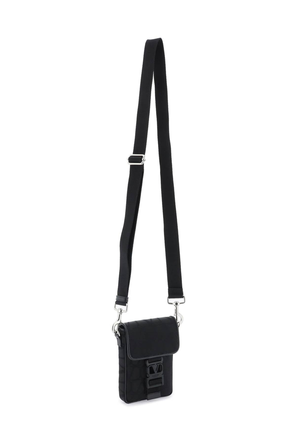 Valentino Garavani Black Iconographe Mini Crossbody Bag Men